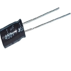 Capacitor eletrolítico radial 1uf 450v - comprar online