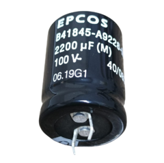 Capacitor eletrolítico radial 2.200uf 100v snap-in