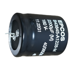 Capacitor eletrolítico radial 2.200uf 160v snap-in - comprar online