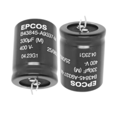 Capacitor eletrolítico radial 330uf 400v snap-in - comprar online