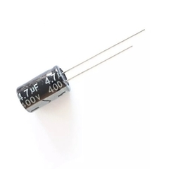 Capacitor eletrolítico radial 4,7uf 400v - comprar online