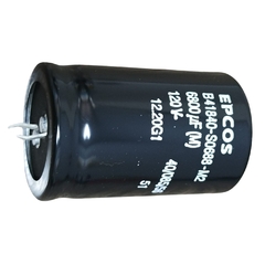 Capacitor eletrolítico radial 6.800uf 120v snap-in - comprar online