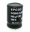 Capacitor eletrolítico radial 680uf 200v snap-in