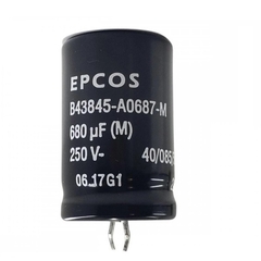 Capacitor eletrolítico radial 680uf 250v snap-in