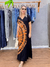 Vestido Tyedye Preto/Laranja - comprar online