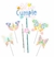 cake topper mariposas