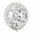 Globo Confetti Plateado x 1