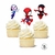 topper cupcakes spidey