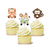 Toppers Cupcakes Safari x 6