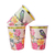 Vaso Bird Flower x 10 - comprar online