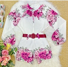 Camisa Botão - Flores 