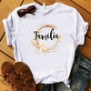 Camiseta Branca personalizada para o Natal e Ano