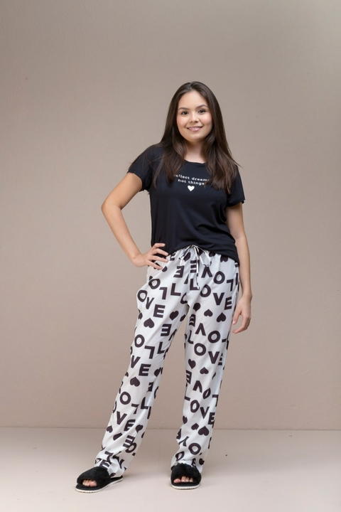 Pijama Xadrez Rosa – Margata