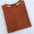 Camiseta Masculina Básica Cotton Marron EAG