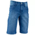 Bermuda Jeans Masculina Slim Delavé