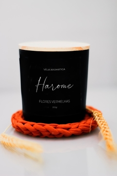 Vela Flores Vermelhas Intense - Harome Store