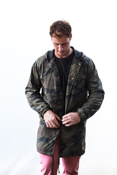 PARKA CISNE CAMUFLADO - Cinza Company