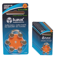 Baterias para Aparelho Auditivo Audilex 13 - 60 Und - comprar online