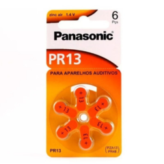 Baterias para Aparelho Auditivo PANASSONIC 13 - 06 Und
