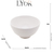 BOWL DE PORCELANA NEW BONE PEARL BRANCO (12,5X7CM) na internet