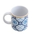 Imagem do CANECA PORCELANA BRAGA AZUL E BRANCO 330ML