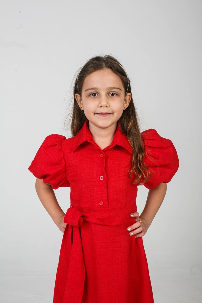 Vestido vermelho mae sales e filha