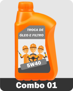 Troca de Óleo e Filtro - 5W40 Sintético