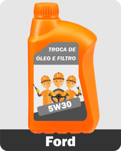 Troca de Óleo e Filtro - 5W30 Sintético - Ford