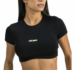 CROPPED CANELADO LABELLAMAFIA 28306