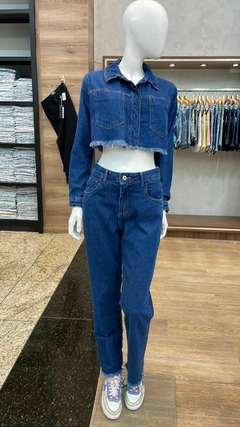 Imagem do 5832 JAQUETA JEANS DESFIADA DARDAK