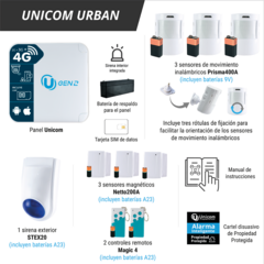 Kit de Alarma UNICOM URBAN GEN2 - comprar online
