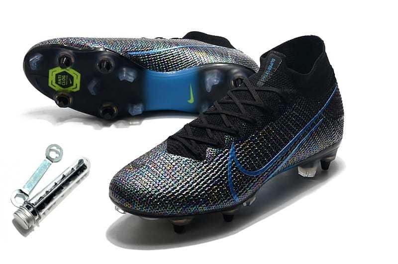 Mercurial azul best sale e preta