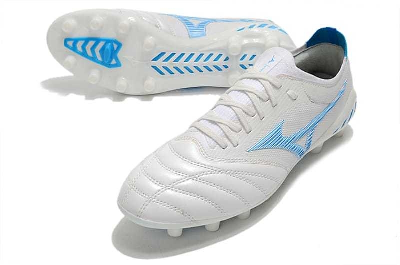 Mizuno morelia branca e azul best sale