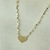 Collar Gold Heart