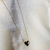 Collar Black heart