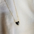 Collar Black heart - comprar online