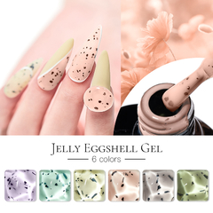 6ml Yogurt Gel Nail Polish Semi Permanent Solid Jelly Eggshell Gel Polish Lamp Opal Varnish Soak Off Nail Art Manicure Top Coat en internet