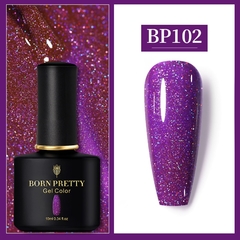 BORN PRETTY 10ml 105 Colors Glitter Sequins Nail Gel Polish Varnish Manicure Soak Off UV Gel Nail Gel Polish Base Top Coat - comprar en línea