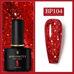 BORN PRETTY 10ml 105 Colors Glitter Sequins Nail Gel Polish Varnish Manicure Soak Off UV Gel Nail Gel Polish Base Top Coat - tienda en línea