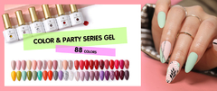 BORN PRETTY 10ml 105 Colors Glitter Sequins Nail Gel Polish Varnish Manicure Soak Off UV Gel Nail Gel Polish Base Top Coat - Catalogo Godín 