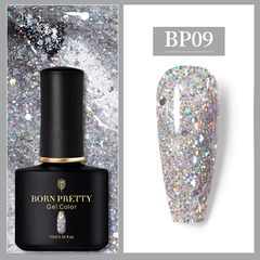 BORN PRETTY 10ml 105 Colors Glitter Sequins Nail Gel Polish Varnish Manicure Soak Off UV Gel Nail Gel Polish Base Top Coat - Catalogo Godín 