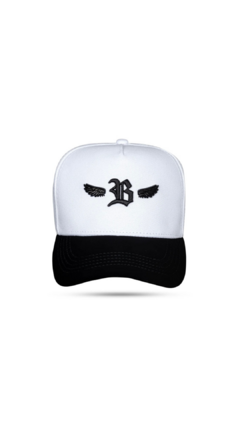 Boné Branco Snapback B Wings Preto