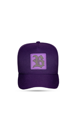 Boné SnapBack Roxo Square Cinza