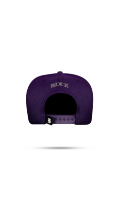 Boné SnapBack Roxo Square Cinza na internet