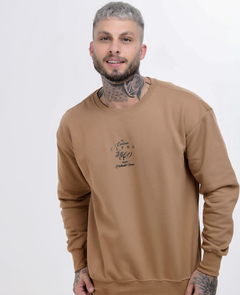 Blusa Moletom Over Signature Caramelo - FB Clothing na internet