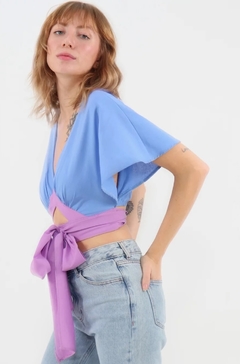 Cropped linho abertura - comprar online