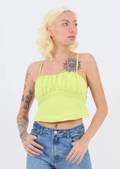 Cropped linho - comprar online