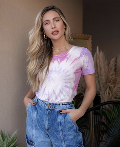 Blusa t-shirt tie-dye - comprar online