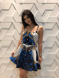 Vestido princesa estampado