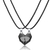 Imagen de Collar para parejas magnética x2 - Corazón